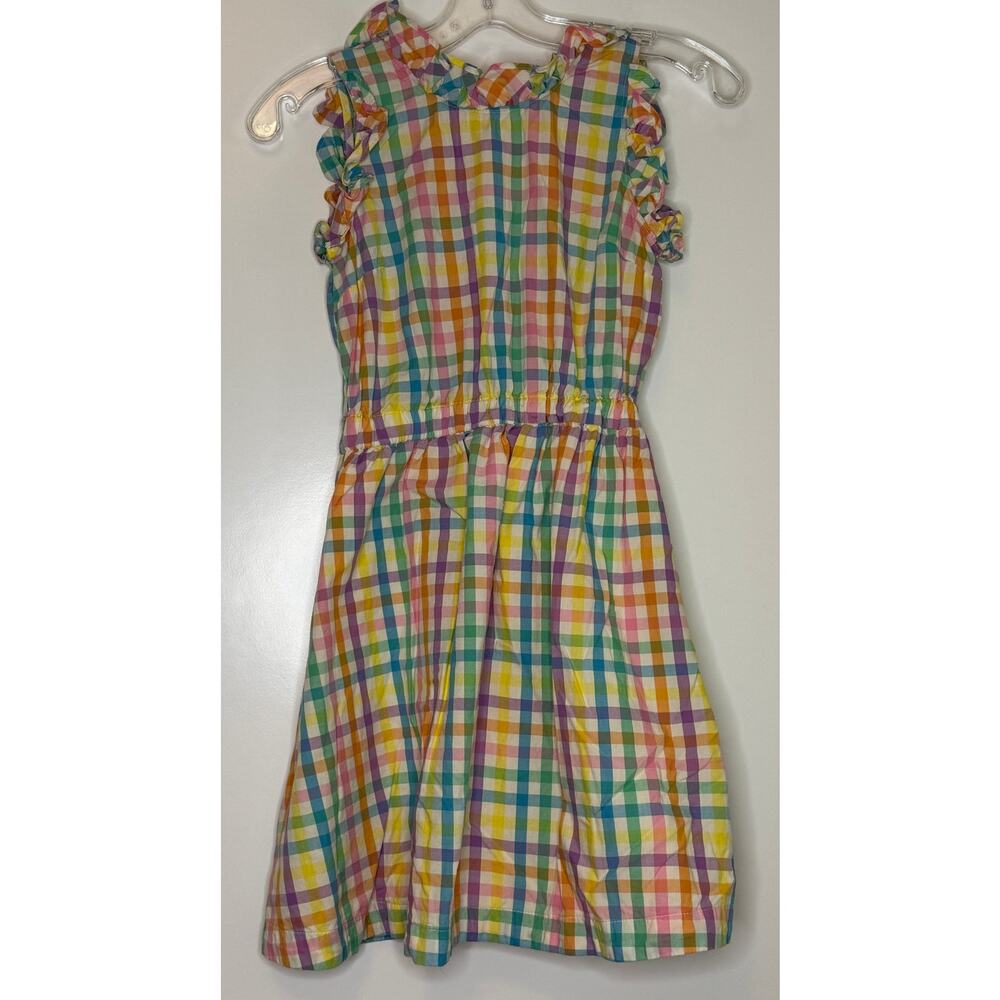 Crewcuts by J. Crew Plaid Ruffled Sundress Girls Size 12